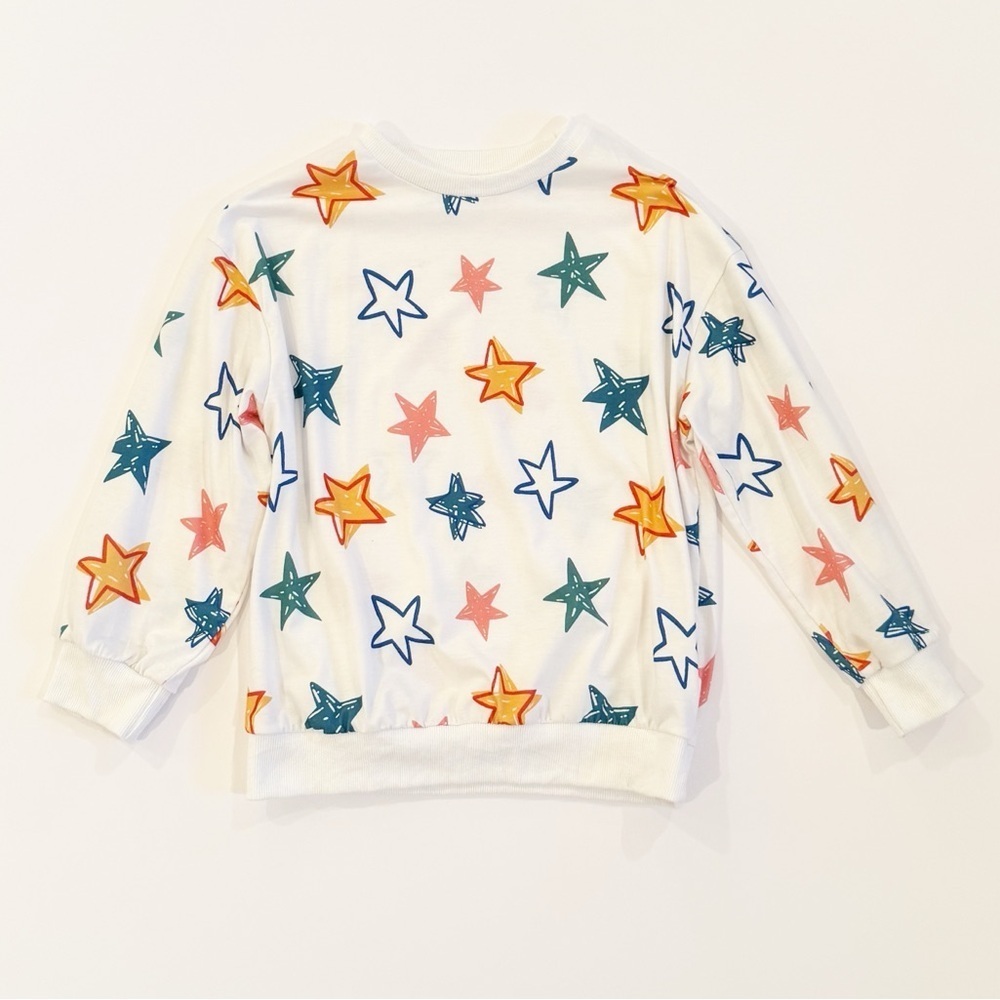 SHEIN Long Sleeve Star Top